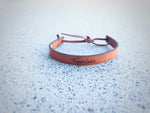 Personalized Leather Bracelet