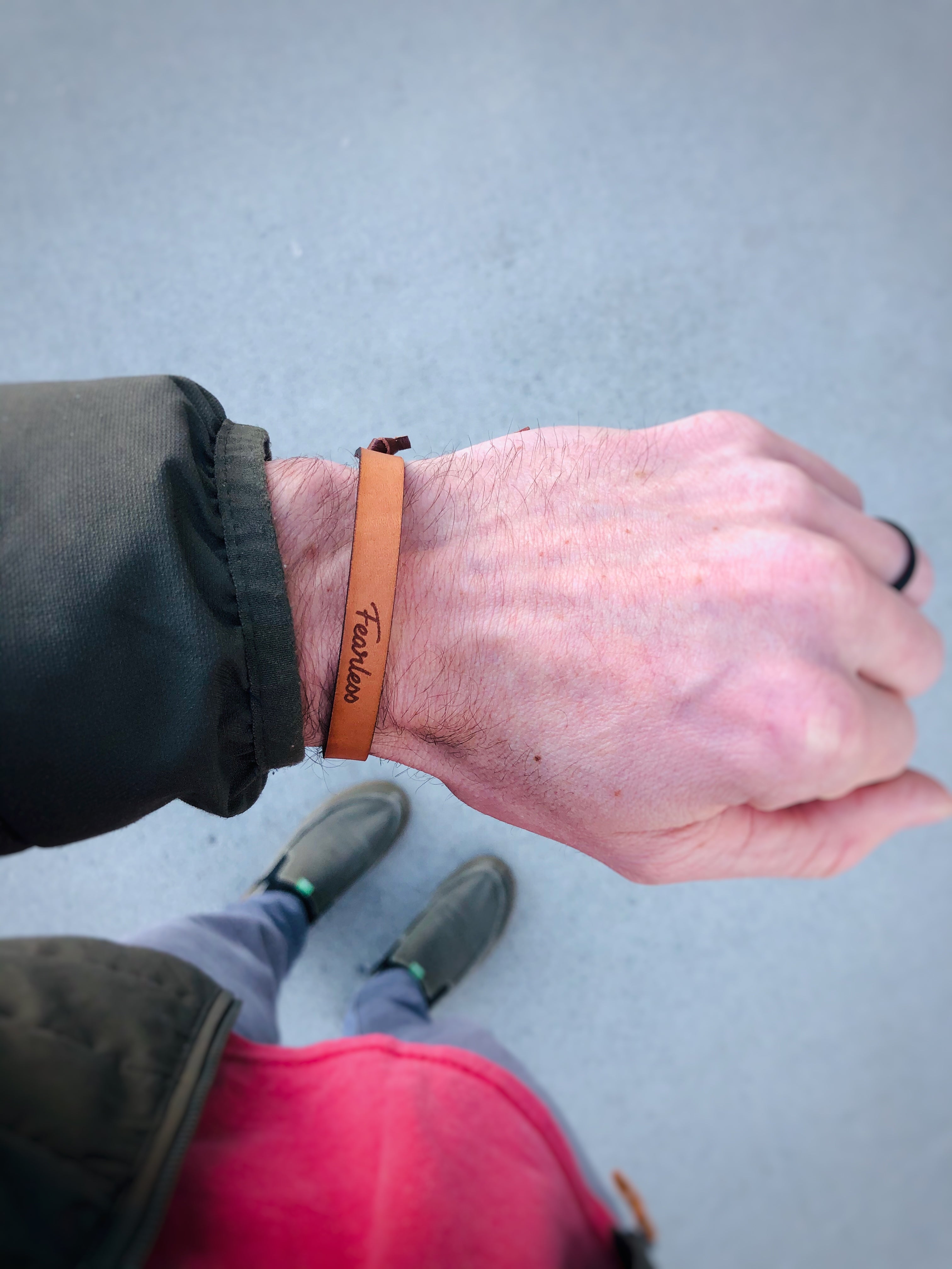 Personalized Leather Bracelet