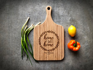 Large Bamboo Cutting Board with Handle